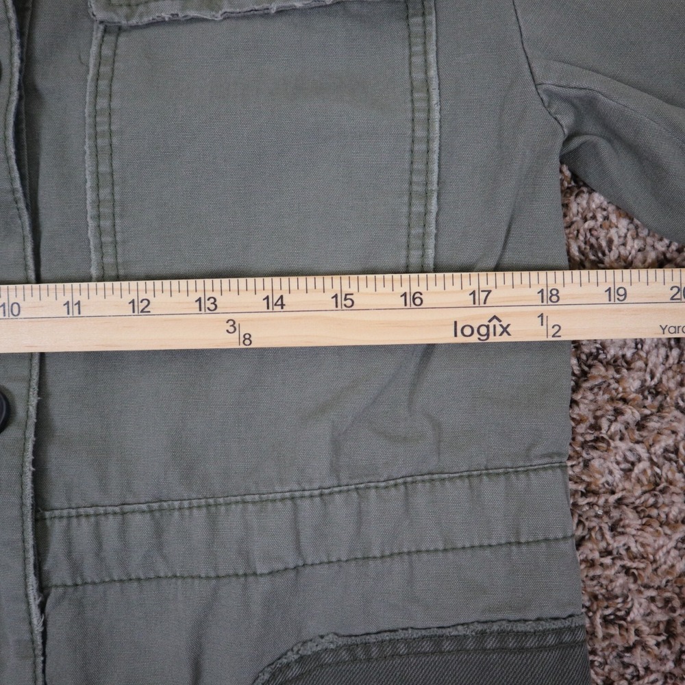 Free People We The Free Apollo Oversized Jacket Military Army Cargo XS 18.5x33 - Picture 10 of 13